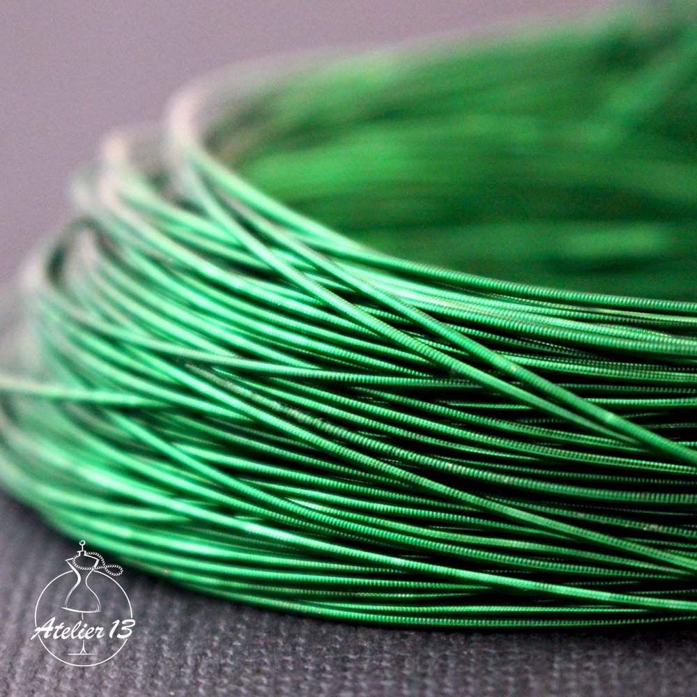 Gimp soft, 0,5 mm, "Emerald", 5 g