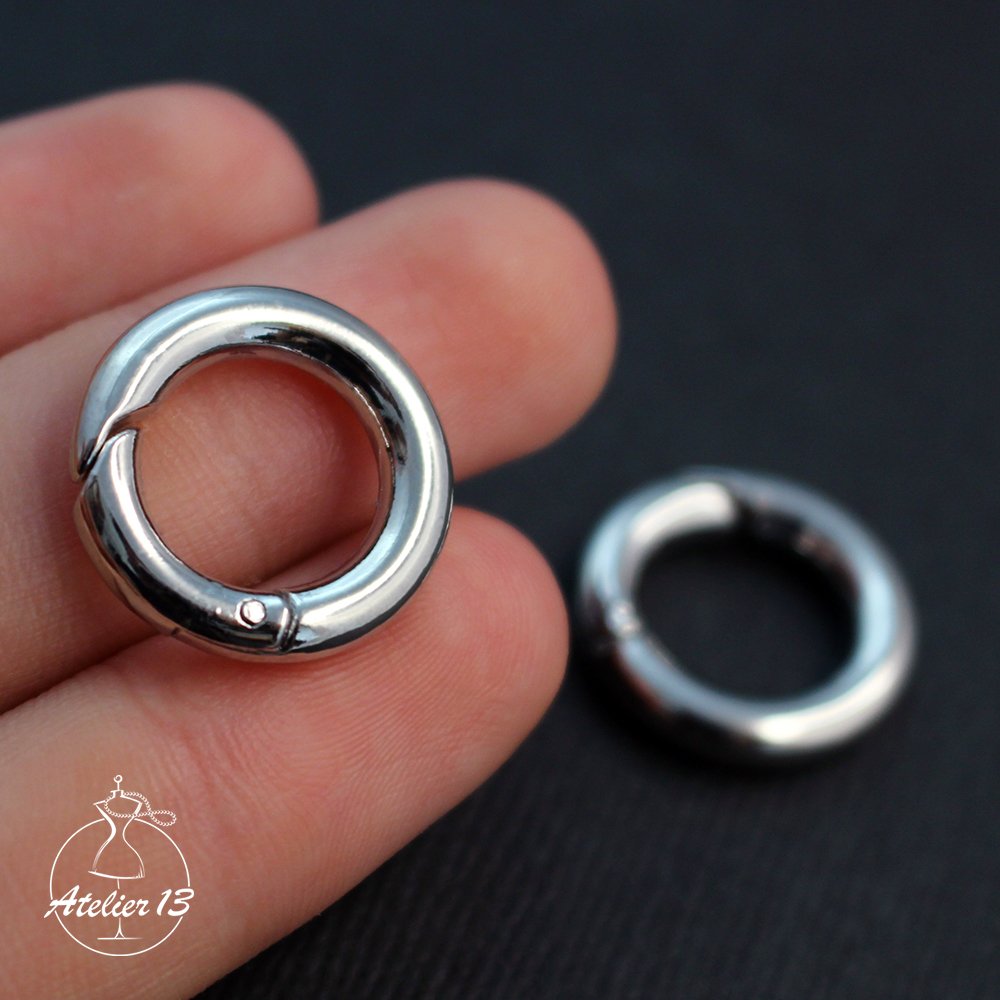 Karabińczyk "Ring", 18 mm, rod, 1 szt
